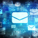 email abstract background